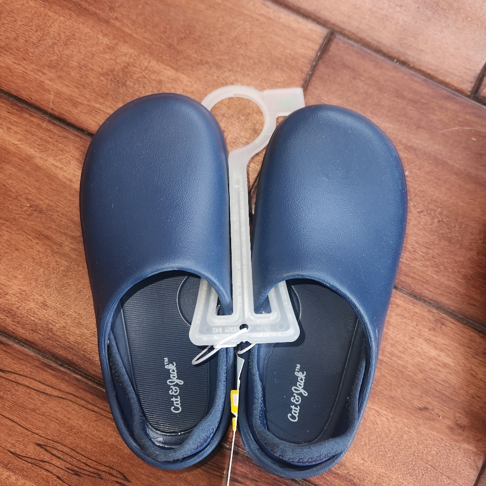 Cat & Jack Navy Kids Shoes, Size 10